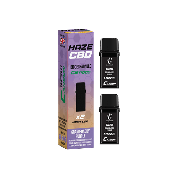 500mg Haze CBD C2 Pods - 800 puffsCBD ProductsHazeVaperr Shop