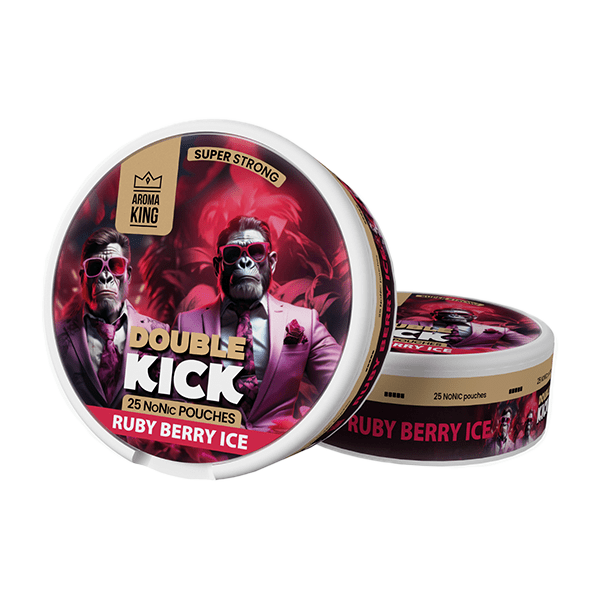 50mg Aroma King Double Kick NoNic Pouches - 25 PouchesSmoking ProductsAroma KingVaperr Shop