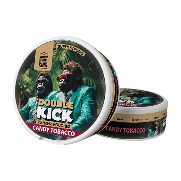 50mg Aroma King Double Kick NoNic Pouches - 25 PouchesSmoking ProductsAroma KingVaperr Shop