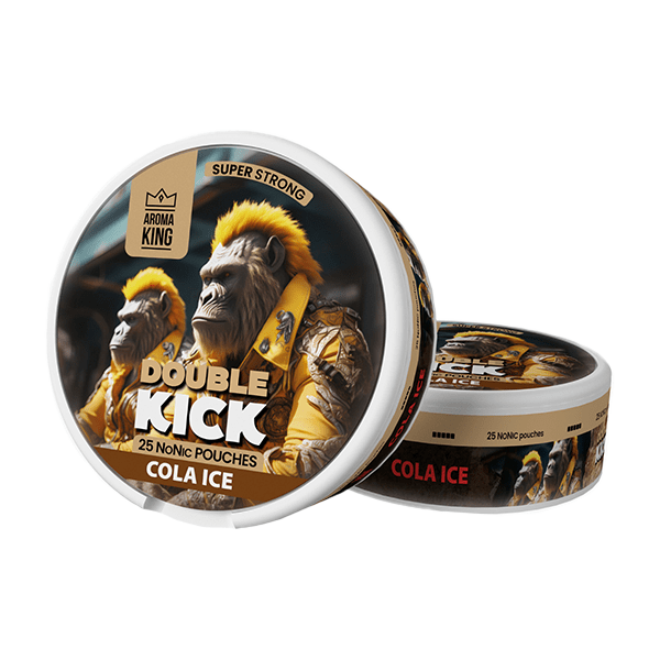 50mg Aroma King Double Kick NoNic Pouches - 25 PouchesSmoking ProductsAroma KingVaperr Shop