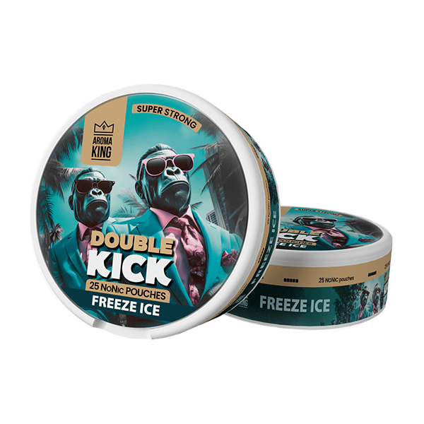 50mg Aroma King Double Kick NoNic Pouches - 25 PouchesSmoking ProductsAroma KingVaperr Shop