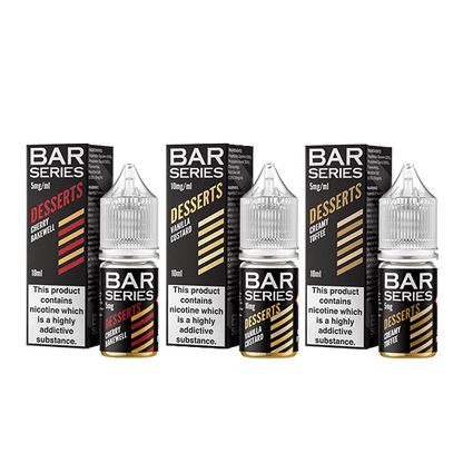5mg Bar Series Desserts 10ml Nic Salts (50VG/50PG)Vaping ProductsBar SeriesVaperr Shop