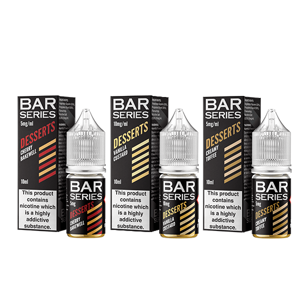 5mg Bar Series Desserts 10ml Nic Salts (50VG/50PG)Vaping ProductsBar SeriesVaperr Shop