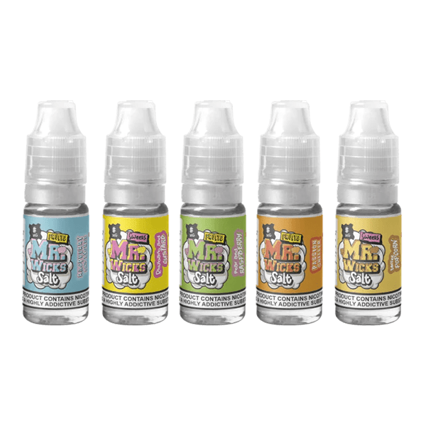 5mg Mr Wicks Nic Salts 10ml (50VG/50PG)Vaping ProductsMr WicksVaperr Shop