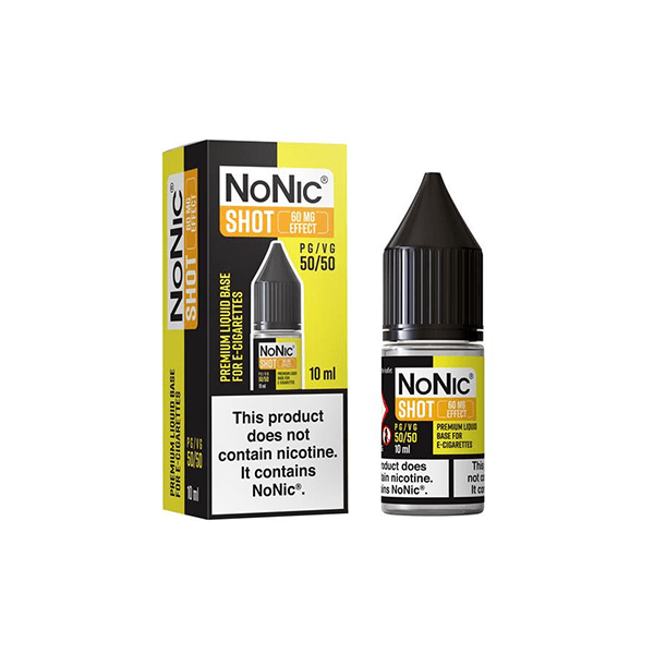 60mg NoNic Shot 10ml (50VG/50PG)Vaping ProductsNoNicVaperr Shop