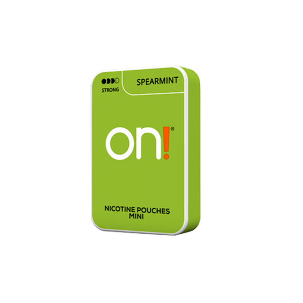 6mg On! Mini Strong Spearmint Nicotine Pouches - 20 PouchesSmoking ProductsOn!Vaperr Shop