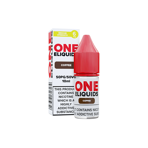 6mg One E - Liquids Flavoured Nicotine E - Liquid 10ml (50VG/50PG)Vaping ProductsOne EliquidsVaperr Shop