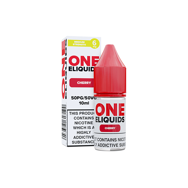 6mg One E - Liquids Flavoured Nicotine E - Liquid 10ml (50VG/50PG)Vaping ProductsOne EliquidsVaperr Shop