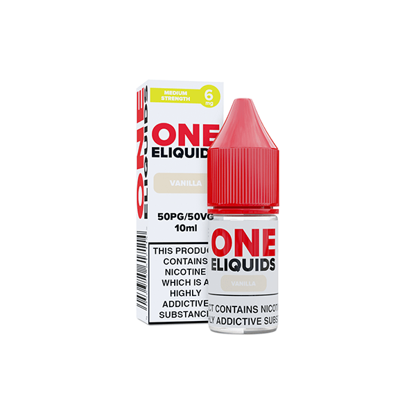 6mg One E - Liquids Flavoured Nicotine E - Liquid 10ml (50VG/50PG)Vaping ProductsOne EliquidsVaperr Shop