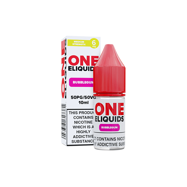 6mg One E - Liquids Flavoured Nicotine E - Liquid 10ml (50VG/50PG)Vaping ProductsOne EliquidsVaperr Shop