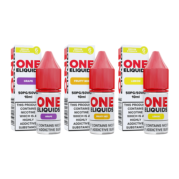 6mg One E - Liquids Flavoured Nicotine E - Liquid 10ml (50VG/50PG)Vaping ProductsOne EliquidsVaperr Shop
