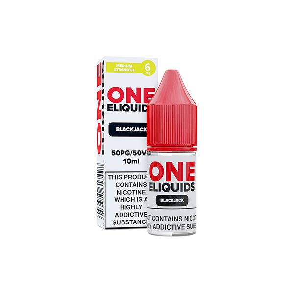 6mg One E - Liquids Flavoured Nicotine E - Liquid 10ml (50VG/50PG)Vaping ProductsOne EliquidsVaperr Shop