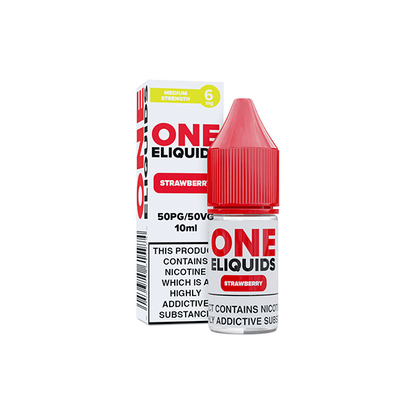 6mg One E - Liquids Flavoured Nicotine E - Liquid 10ml (50VG/50PG)Vaping ProductsOne EliquidsVaperr Shop