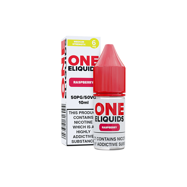 6mg One E - Liquids Flavoured Nicotine E - Liquid 10ml (50VG/50PG)Vaping ProductsOne EliquidsVaperr Shop