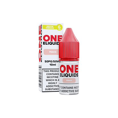 6mg One E - Liquids Flavoured Nicotine E - Liquid 10ml (50VG/50PG)Vaping ProductsOne EliquidsVaperr Shop