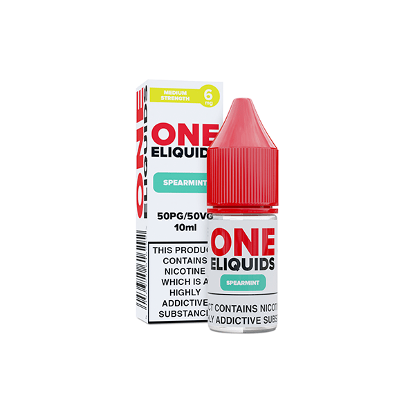 6mg One E - Liquids Flavoured Nicotine E - Liquid 10ml (50VG/50PG)Vaping ProductsOne EliquidsVaperr Shop