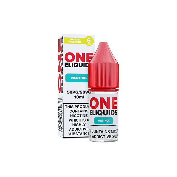 6mg One E - Liquids Flavoured Nicotine E - Liquid 10ml (50VG/50PG)Vaping ProductsOne EliquidsVaperr Shop