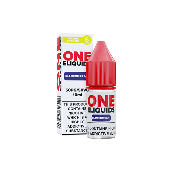 6mg One E - Liquids Flavoured Nicotine E - Liquid 10ml (50VG/50PG)Vaping ProductsOne EliquidsVaperr Shop