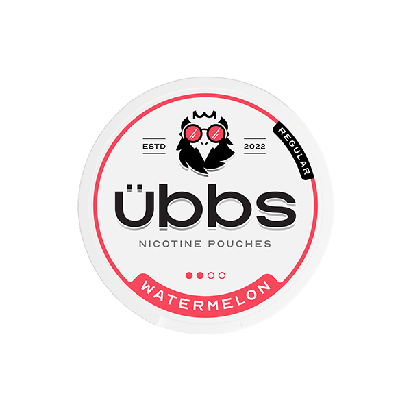 6mg Übbs Watermelon Regular Strength Nicotine Pouches - 20 PouchesSmoking ProductsÜbbsVaperr Shop