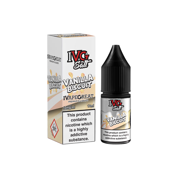 20mg IVG Salt 10ml Nic Salts (50VG/50PG)