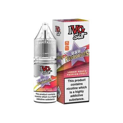 20mg IVG Bar Favourites 10ml Nic Salts (50VG/50PG)