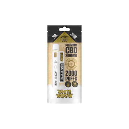 Aztec CBD 2000mg Broad Spectrum Starter Pro Pod Vape Kit 2000 Puffs