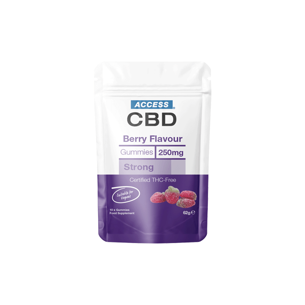 Access CBD 250mg CBD Berry Gummies (62g)CBD ProductsAccess CBDVaperr Shop