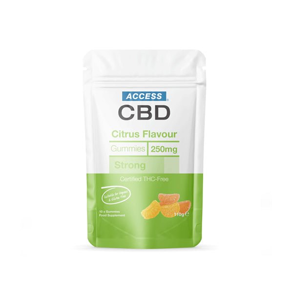 Access CBD Citrus Gummies 250mg CBD (110g)CBD ProductsAccess CBDVaperr Shop