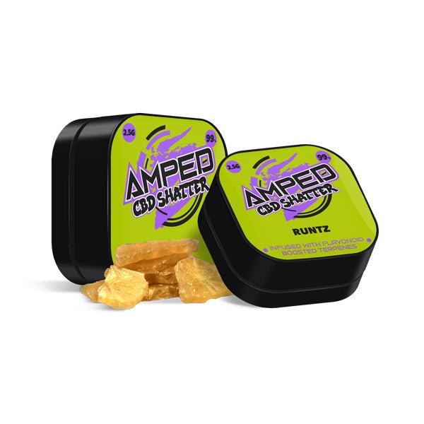 Amped CBD 99% CBD Shatter 1gCBD ProductsAmpedVaperr Shop