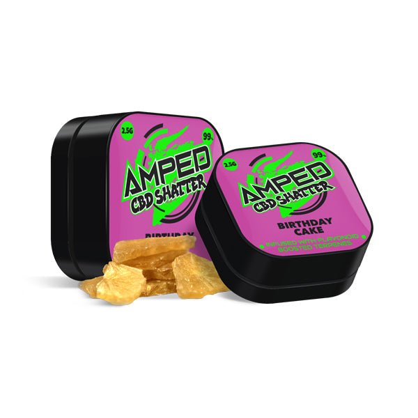 Amped CBD 99% CBD Shatter 1gCBD ProductsAmpedVaperr Shop