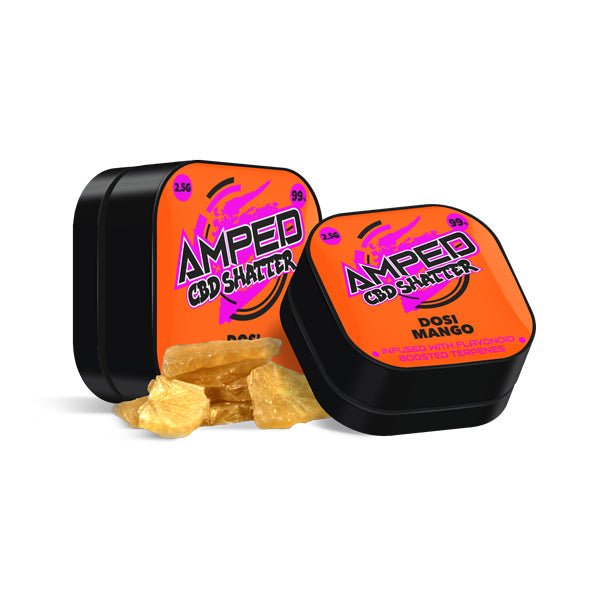 Amped CBD 99% CBD Shatter 1gCBD ProductsAmpedVaperr Shop