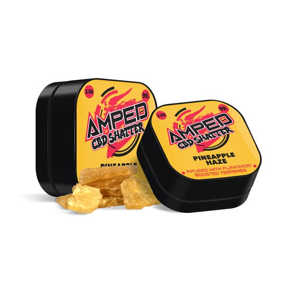 Amped CBD 99% CBD Shatter 1gCBD ProductsAmpedVaperr Shop