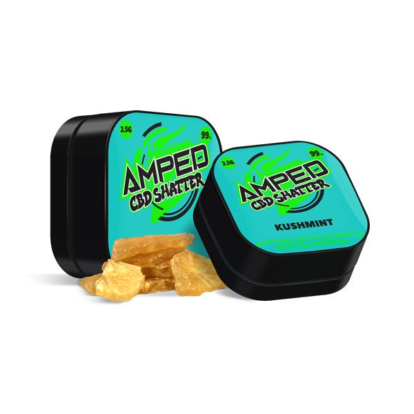 Amped CBD 99% CBD Shatter 1gCBD ProductsAmpedVaperr Shop