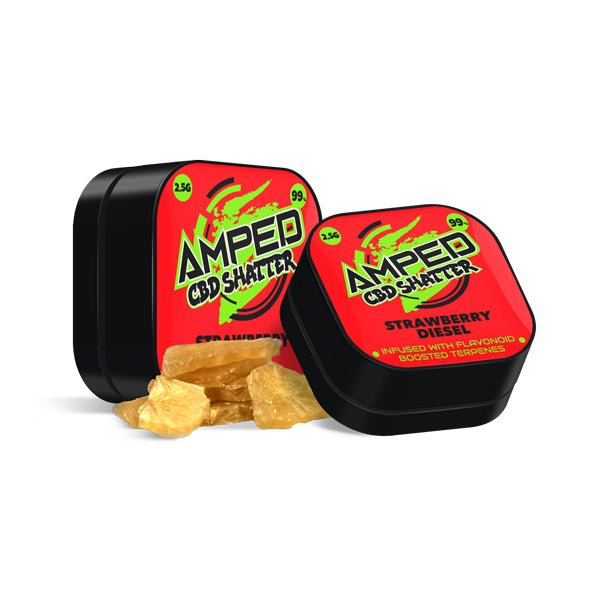Amped CBD 99% CBD Shatter 1gCBD ProductsAmpedVaperr Shop