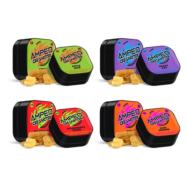 Amped CBD 99% CBD Shatter 1gCBD ProductsAmpedVaperr Shop