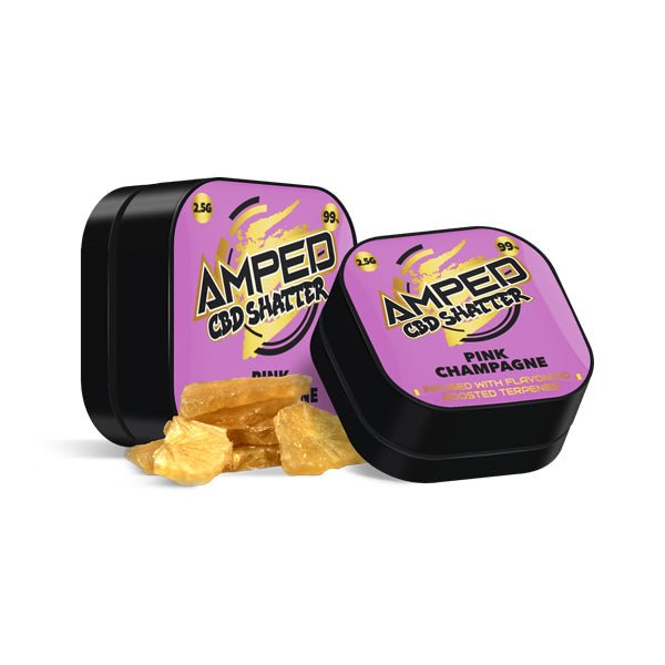 Amped CBD 99% CBD Shatter 1gCBD ProductsAmpedVaperr Shop