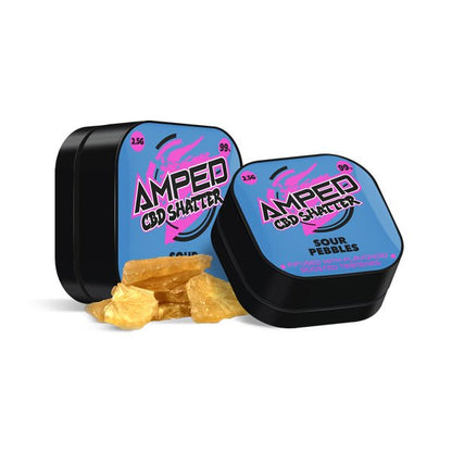 Amped CBD 99% CBD Shatter 1gCBD ProductsAmpedVaperr Shop
