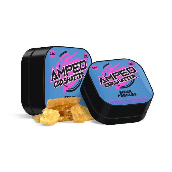 Amped CBD 99% CBD Shatter 1gCBD ProductsAmpedVaperr Shop