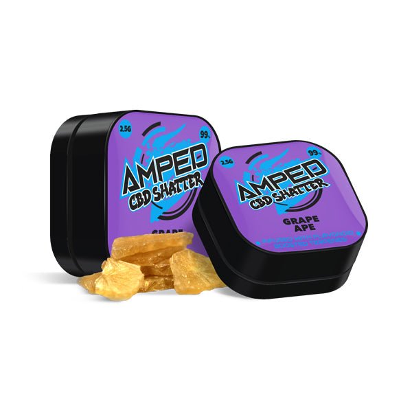 Amped CBD 99% CBD Shatter 1gCBD ProductsAmpedVaperr Shop