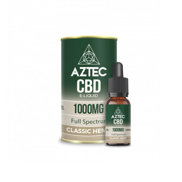 Aztec CBD 1000mg CBD Vaping Liquid 10ml (50PG/50VG)CBD ProductsAztec CBDVaperr Shop