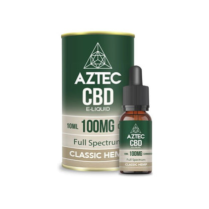 Aztec CBD 100mg CBD Vaping Liquid 10ml (50PG/50VG)CBD ProductsAztec CBDVaperr Shop