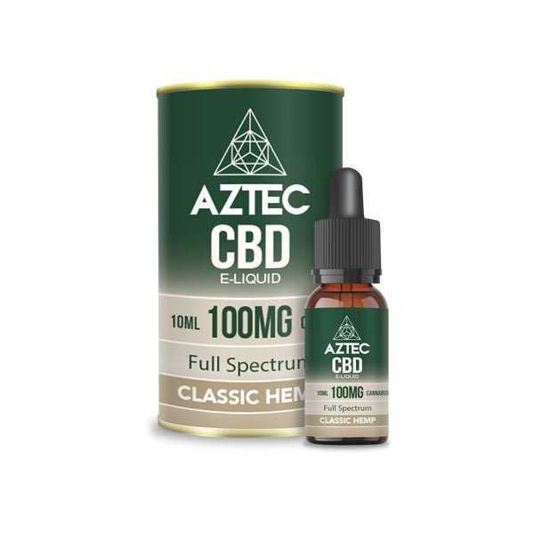 Aztec CBD 100mg CBD Vaping Liquid 10ml (50PG/50VG)CBD ProductsAztec CBDVaperr Shop