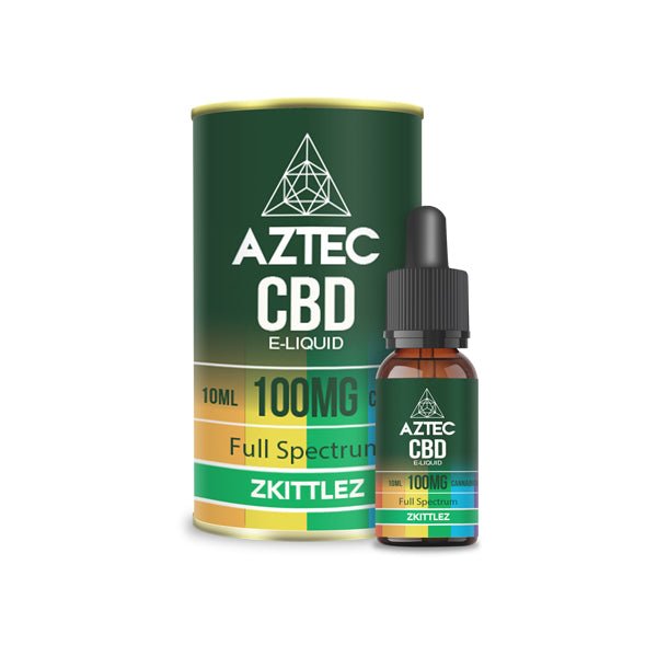 Aztec CBD 100mg CBD Vaping Liquid 10ml (50PG/50VG)CBD ProductsAztec CBDVaperr Shop