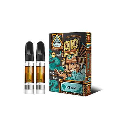 Aztec CBD 2 x 1000mg Cartridge Kit - 1mlCBD ProductsAztec CBDVaperr Shop