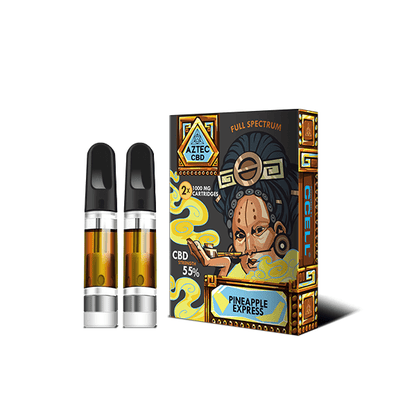 Aztec CBD 2 x 1000mg Cartridge Kit - 1mlCBD ProductsAztec CBDVaperr Shop