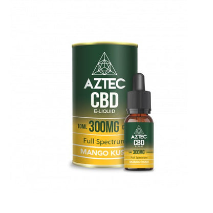 Aztec CBD 300mg CBD Vaping Liquid 10ml (50PG/50VG)CBD ProductsAztec CBDVaperr Shop