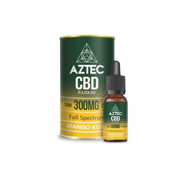 Aztec CBD 300mg CBD Vaping Liquid 10ml (50PG/50VG)CBD ProductsAztec CBDVaperr Shop