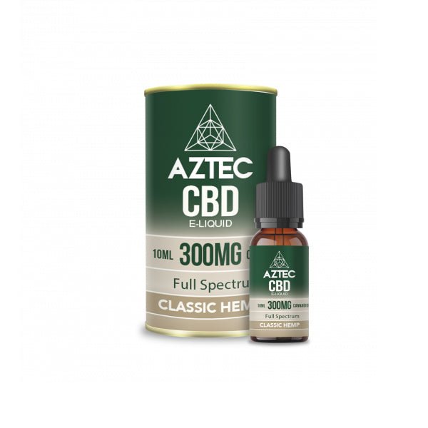 Aztec CBD 300mg CBD Vaping Liquid 10ml (50PG/50VG)CBD ProductsAztec CBDVaperr Shop