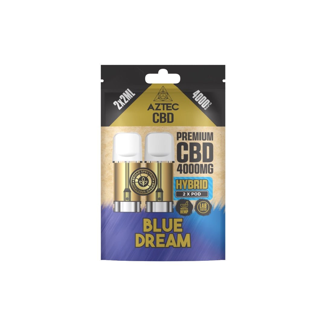 Aztec CBD 4000mg Broad Spectrum CBD Pods 2ml 4000 Puffs - 2 PcsCBD ProductsAztec CBDVaperrShop
