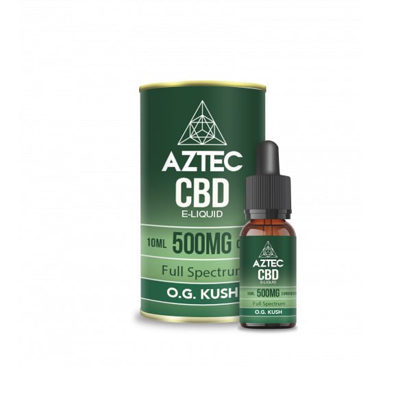 Aztec CBD 500mg CBD Vaping Liquid 10ml (50PG/50VG)CBD ProductsAztec CBDVaperr Shop